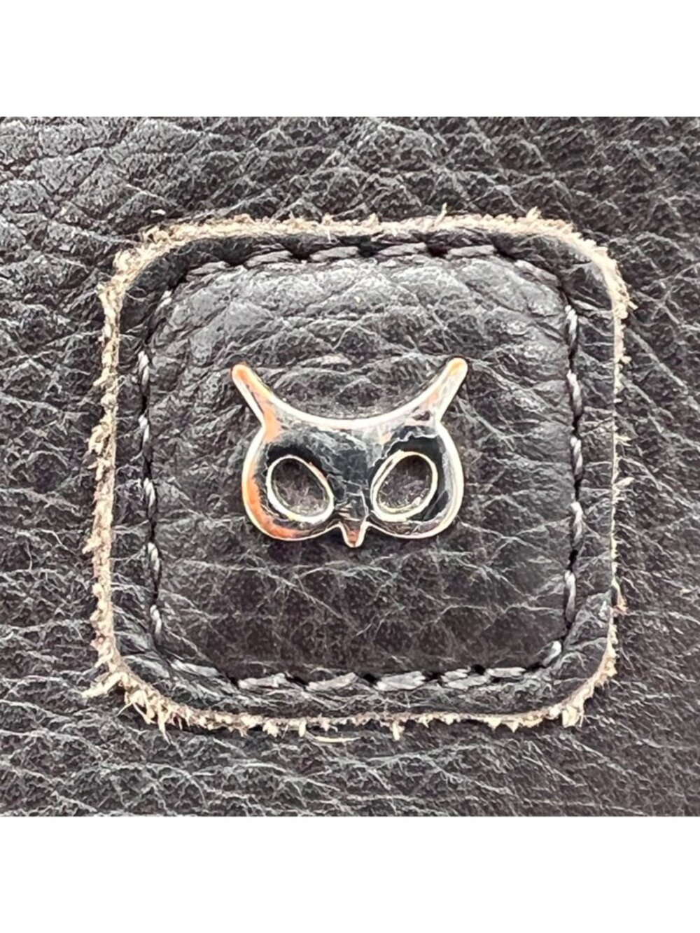 Wise Owl Soft Leather Crossbody Bag Dark Brown Adj Strap Multiple Zipper Pockets - Picture 16 of 16